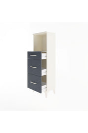 Arges Dolap Tek Raflı 3 Çekmeceli 44x30x134 - S16M012V2A