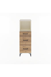 Arges Dolap Tek Raflı 3 Çekmeceli 44x30x134 - S16M012V3A