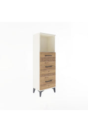 Arges Dolap Tek Raflı 3 Çekmeceli 44x30x134 - S16M012V3A