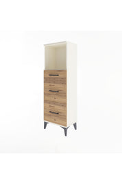 Arges Dolap Tek Raflı 3 Çekmeceli 44x30x134 - S16M012V3A