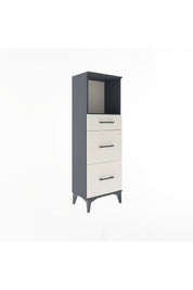 Arges Dolap Tek Raflı 3 Çekmeceli 44x30x134 - S16M012V4A