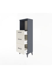 Arges Dolap Tek Raflı 3 Çekmeceli 44x30x134 - S16M012V4A
