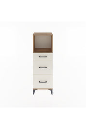 Arges Dolap Tek Raflı 3 Çekmeceli 44x30x134 - S16M012V7A