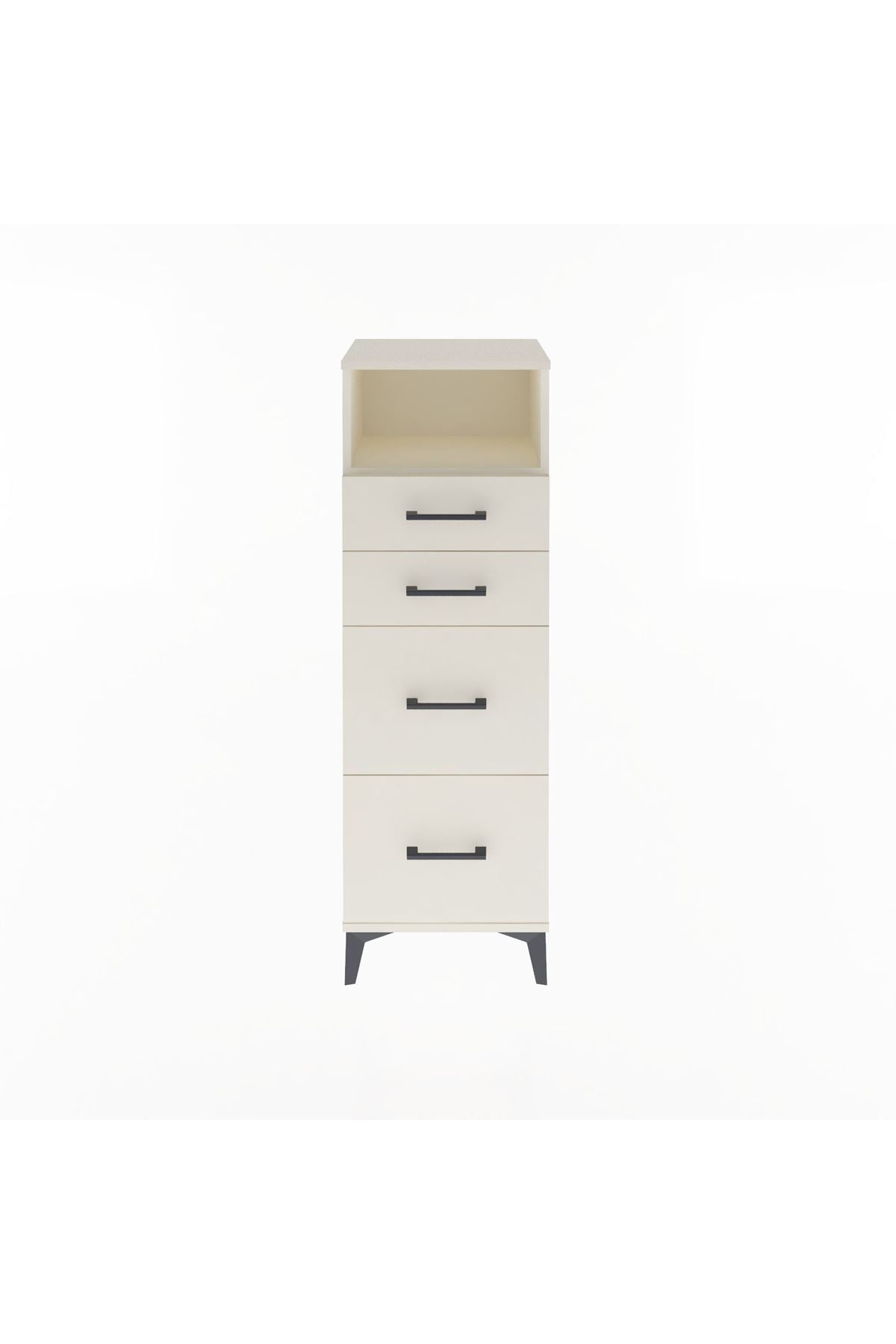 Arges Dolap Tek Raflı 4 Çekmeceli 44x30x134 - S16M013V1A
