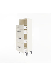 Arges Dolap Tek Raflı 4 Çekmeceli 44x30x134 - S16M013V1A