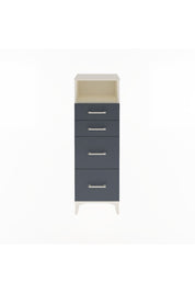 Arges Dolap Tek Raflı 4 Çekmeceli 44x30x134 - S16M013V2A