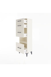 Arges Dolap Tek Raflı 4 Çekmeceli 44x30x134 - S16M014V1A