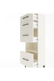 Arges Dolap Tek Raflı 4 Çekmeceli 44x30x134 - S16M014V1A
