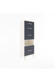 Arges Dolap Tek Raflı 4 Çekmeceli 44x30x134 - S16M014V2A