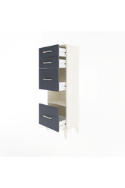 Arges Dolap Tek Raflı 4 Çekmeceli 44x30x134 - S16M014V2A