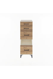 Arges Dolap Tek Raflı 4 Çekmeceli 44x30x134 - S16M014V3A