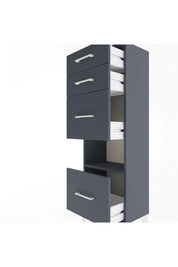 Arges Dolap Tek Raflı 4 Çekmeceli 44x30x134 - S16M014V5A