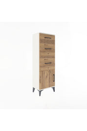 Arges Dolap 3 Çekmeceli Tek Kapaklı 44x30x134 - S16M015V3A
