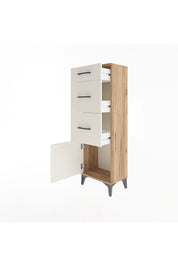 Arges Dolap 3 Çekmeceli Tek Kapaklı 44x30x134 - S16M015V7A