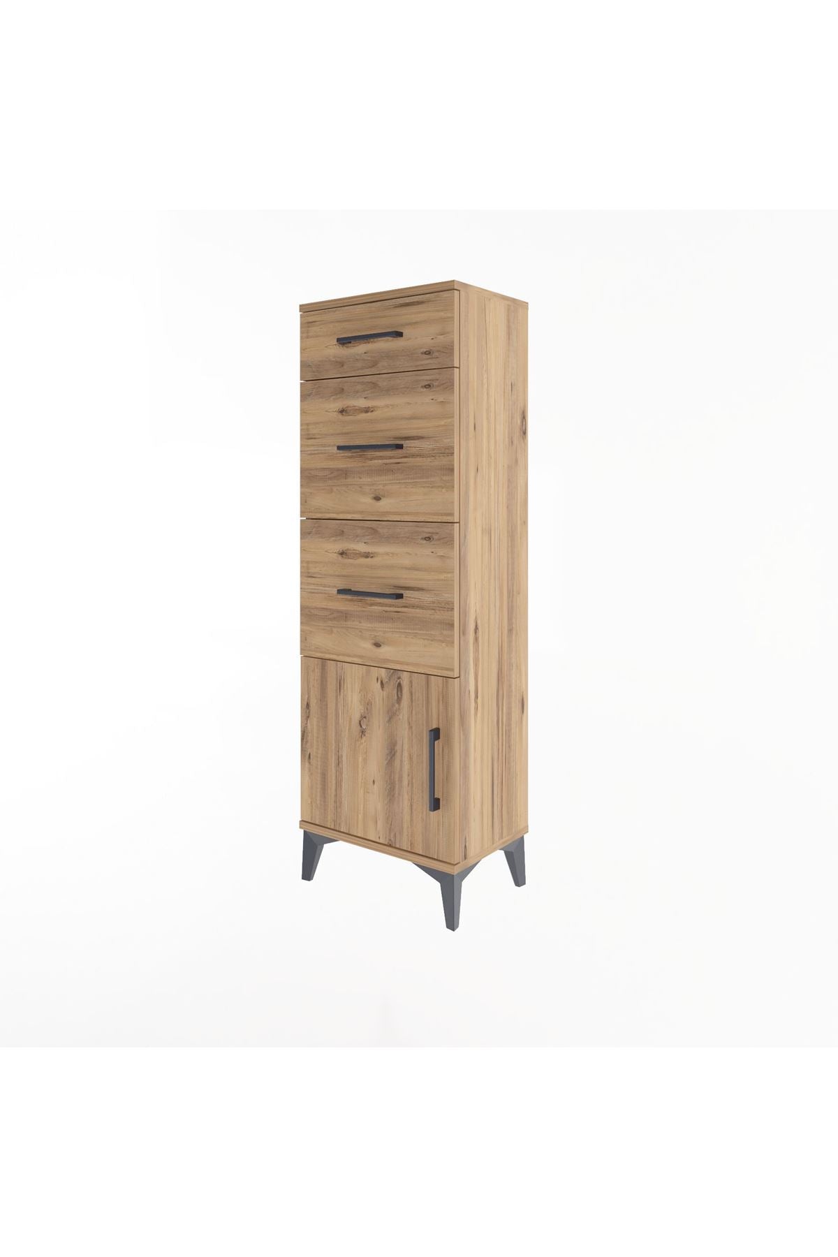 Arges Dolap 3 Çekmeceli Tek Kapaklı 44x30x134 - S16M015V9A