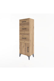 Arges Dolap 3 Çekmeceli Tek Kapaklı 44x30x134 - S16M015V9A