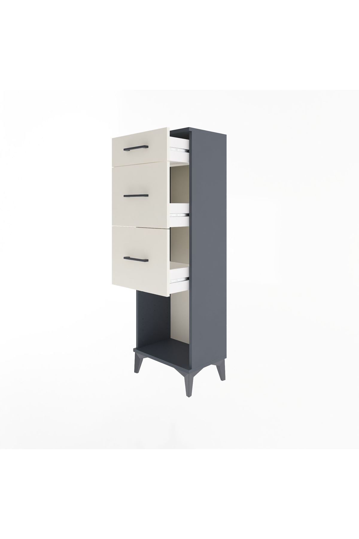 Arges Dolap 3 Çekmeceli 44x30x134 - S16M016V4A