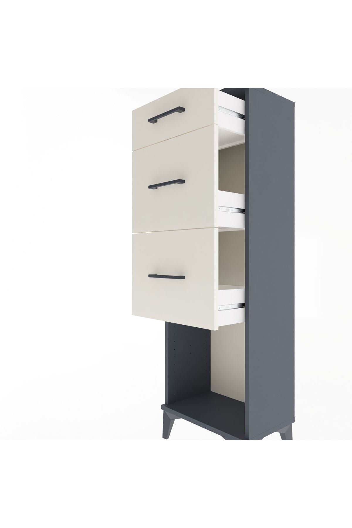 Arges Dolap 3 Çekmeceli 44x30x134 - S16M016V4A