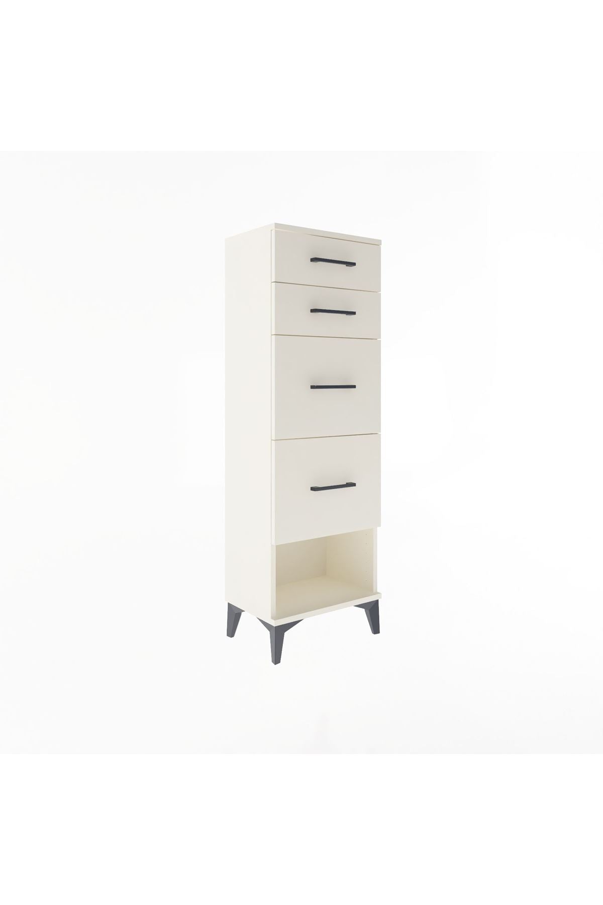 Arges Dolap 4 Çekmeceli 44x30x134 - S16M017V1A