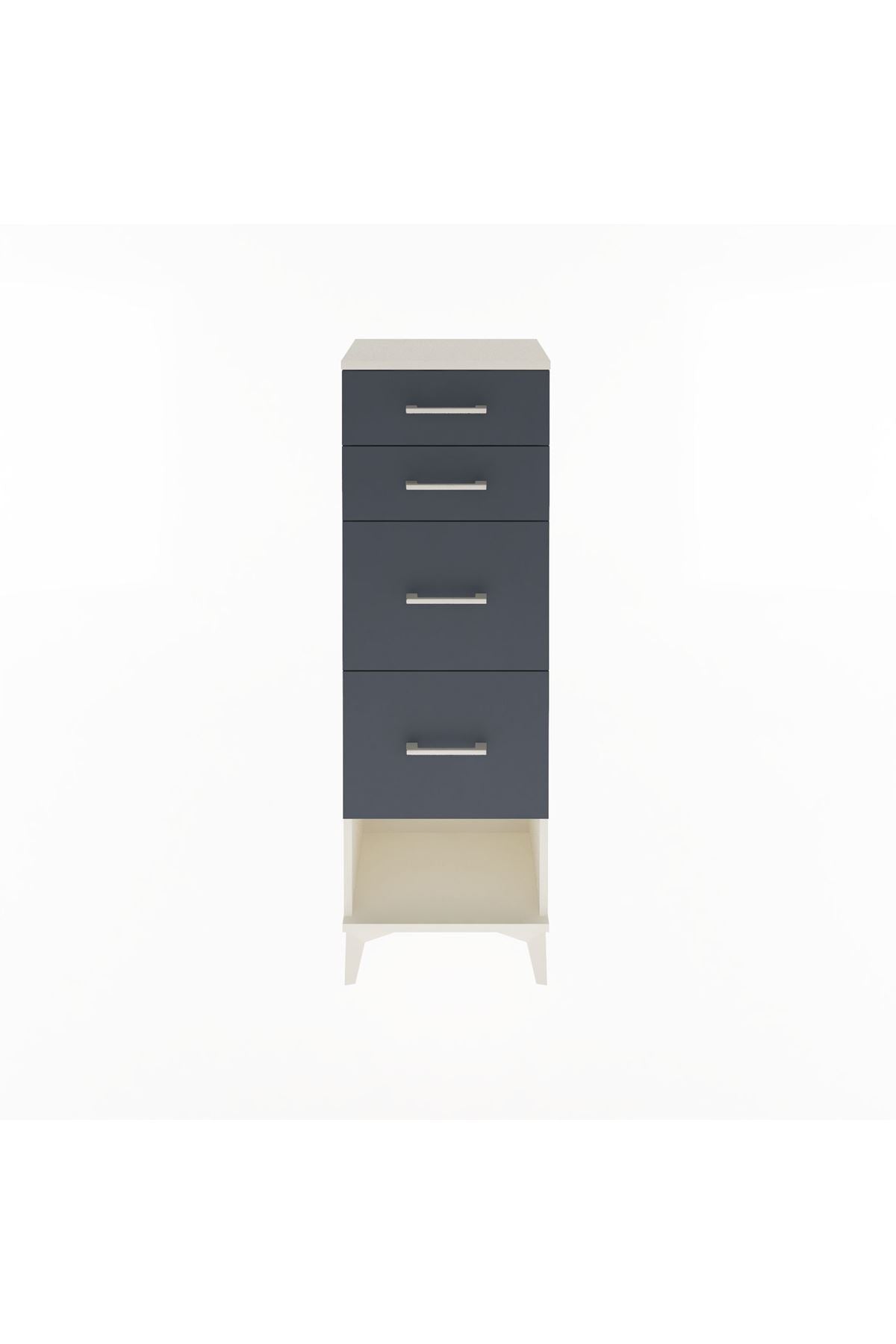 Arges Dolap 4 Çekmeceli 44x30x134 - S16M017V2A