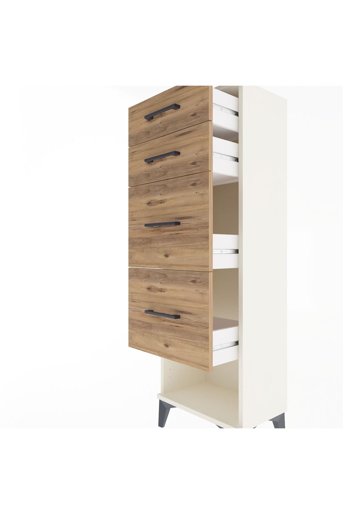 Arges Dolap 4 Çekmeceli 44x30x134 - S16M017V3A