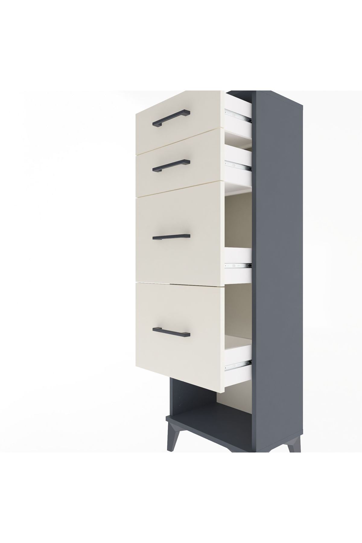 Arges Dolap 4 Çekmeceli 44x30x134 - S16M017V4A