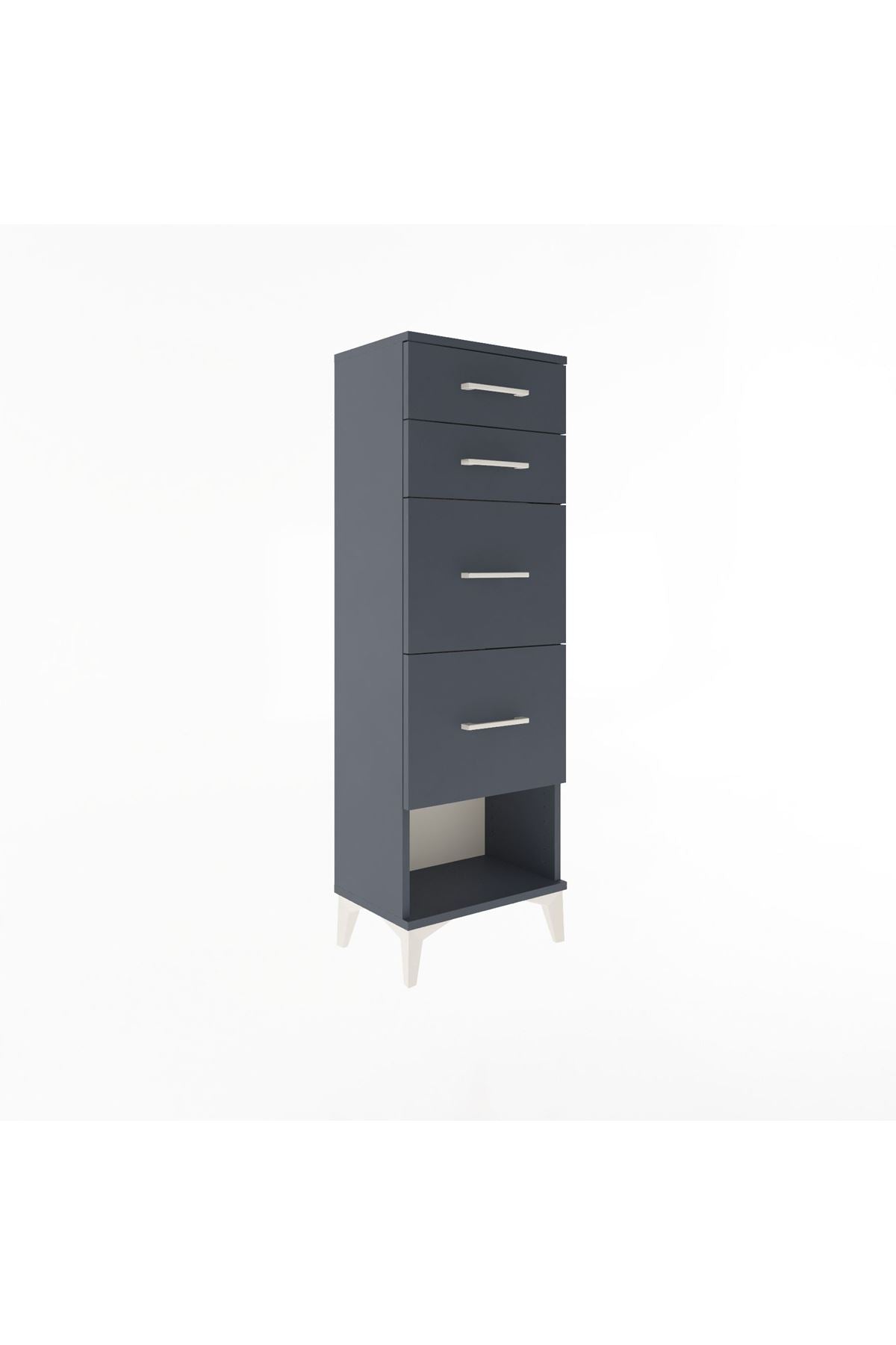 Arges Dolap 4 Çekmeceli 44x30x134 - S16M017V5A