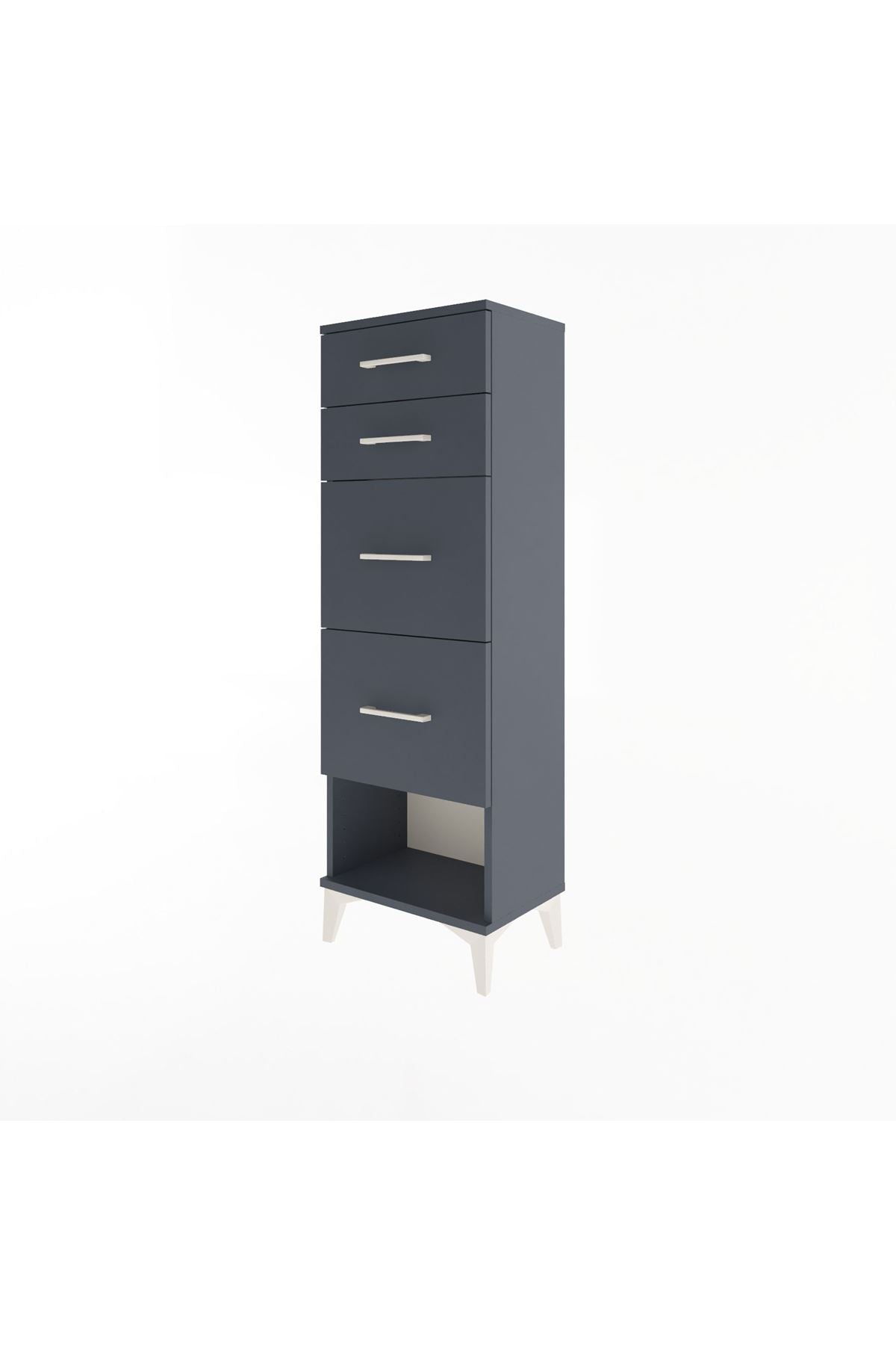 Arges Dolap 4 Çekmeceli 44x30x134 - S16M017V5A