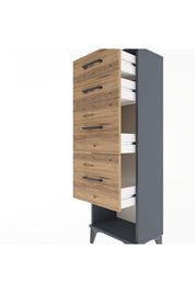 Arges Dolap 4 Çekmeceli 44x30x134 - S16M017V6A