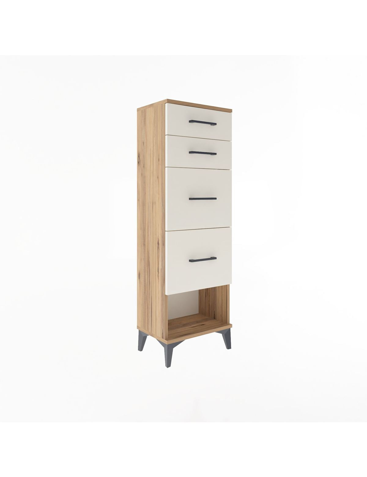 Arges Dolap 4 Çekmeceli 44x30x134 - S16M017V7A