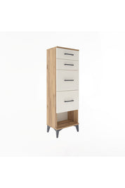 Arges Dolap 4 Çekmeceli 44x30x134 - S16M017V7A