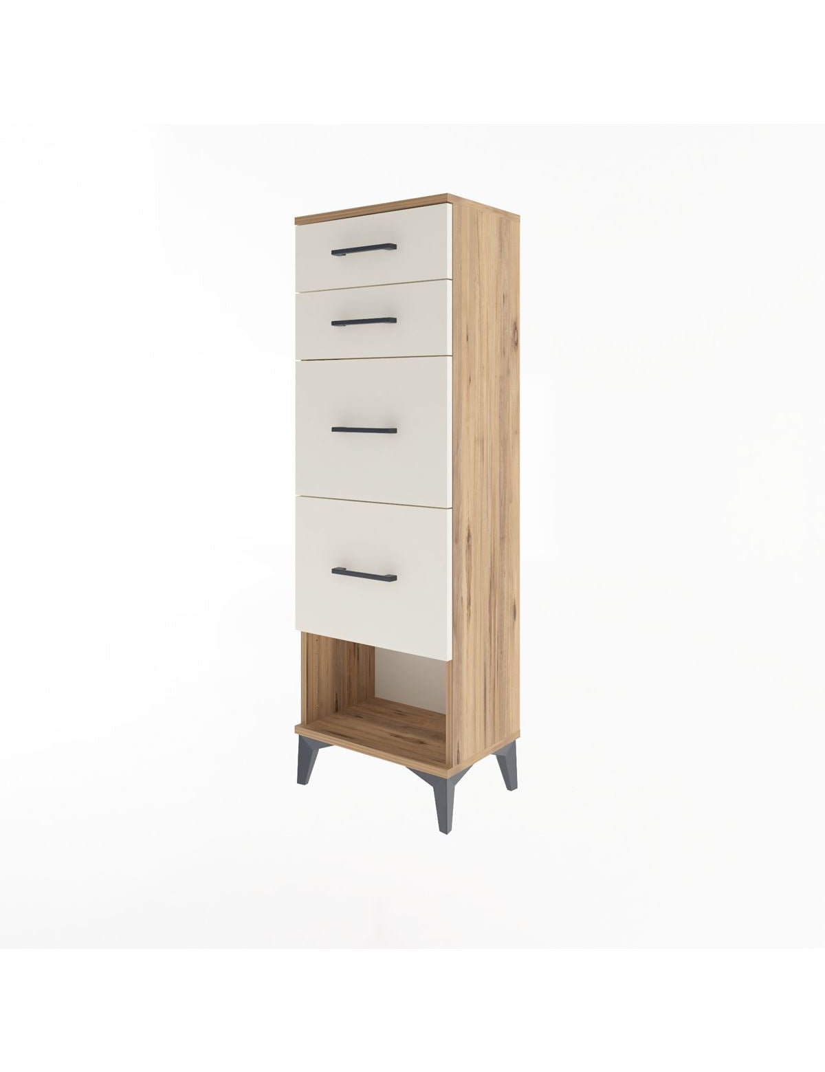 Arges Dolap 4 Çekmeceli 44x30x134 - S16M017V7A