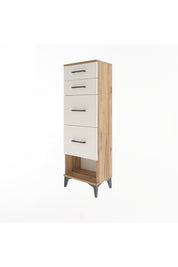 Arges Dolap 4 Çekmeceli 44x30x134 - S16M017V7A