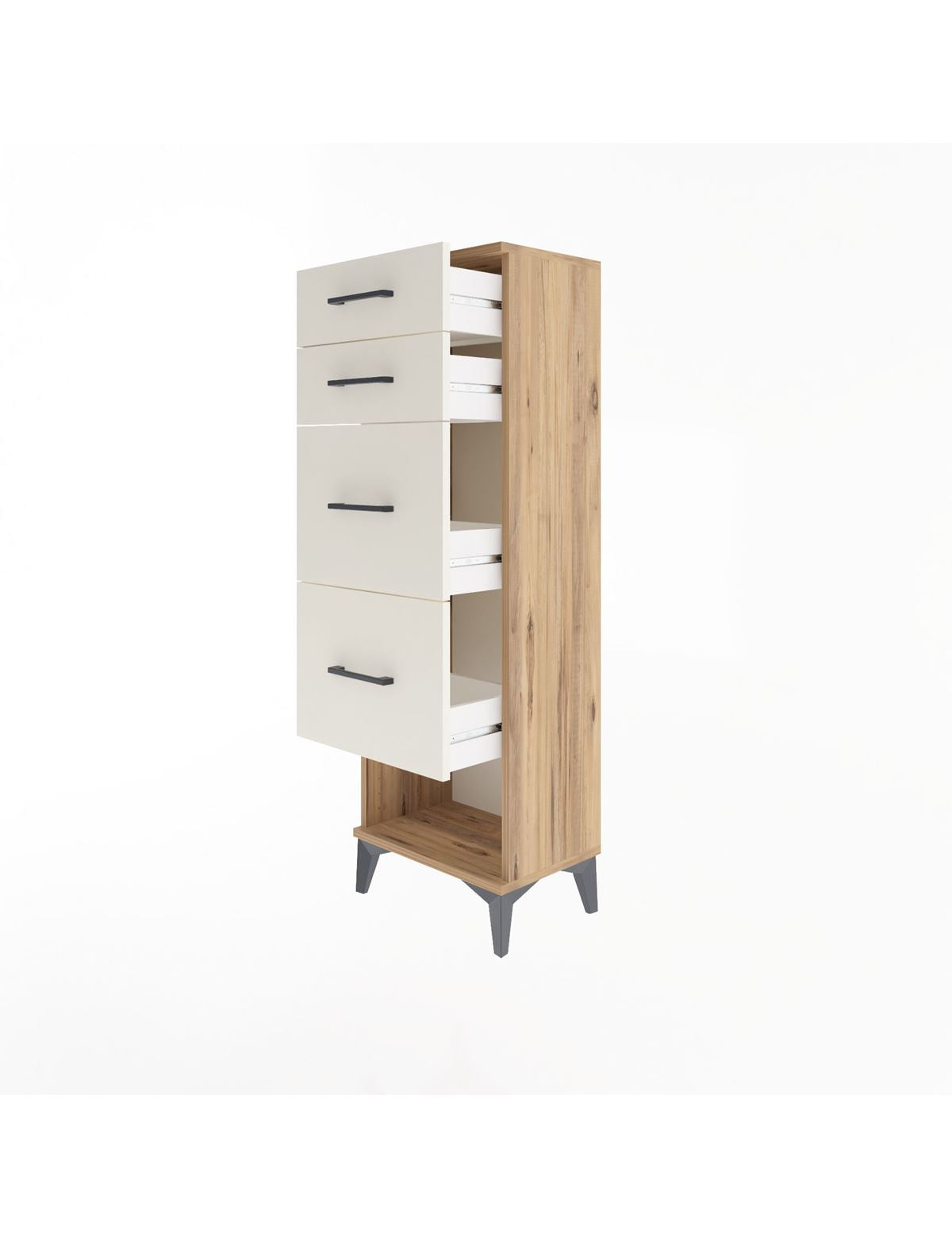 Arges Dolap 4 Çekmeceli 44x30x134 - S16M017V7A