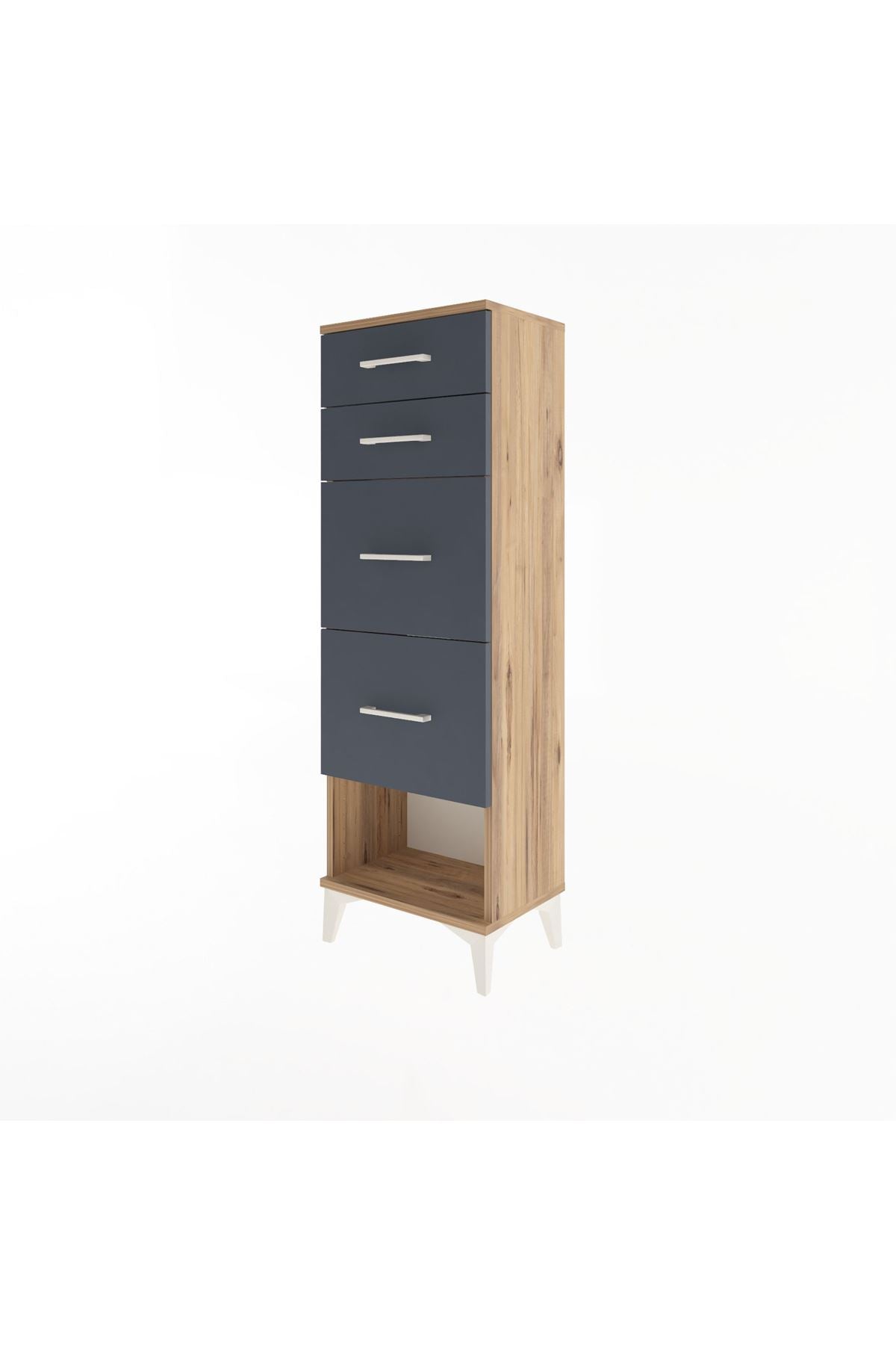Arges Dolap 4 Çekmeceli 44x30x134 - S16M017V8A