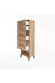 Arges Dolap 4 Çekmeceli 44x30x134 - S16M017V9A