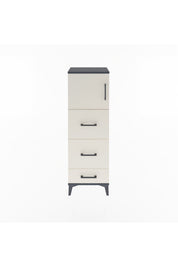 Arges Dolap Tek Raflı 3 Çekmeceli Tek Kapaklı 44x30x134 - S16M018V4A