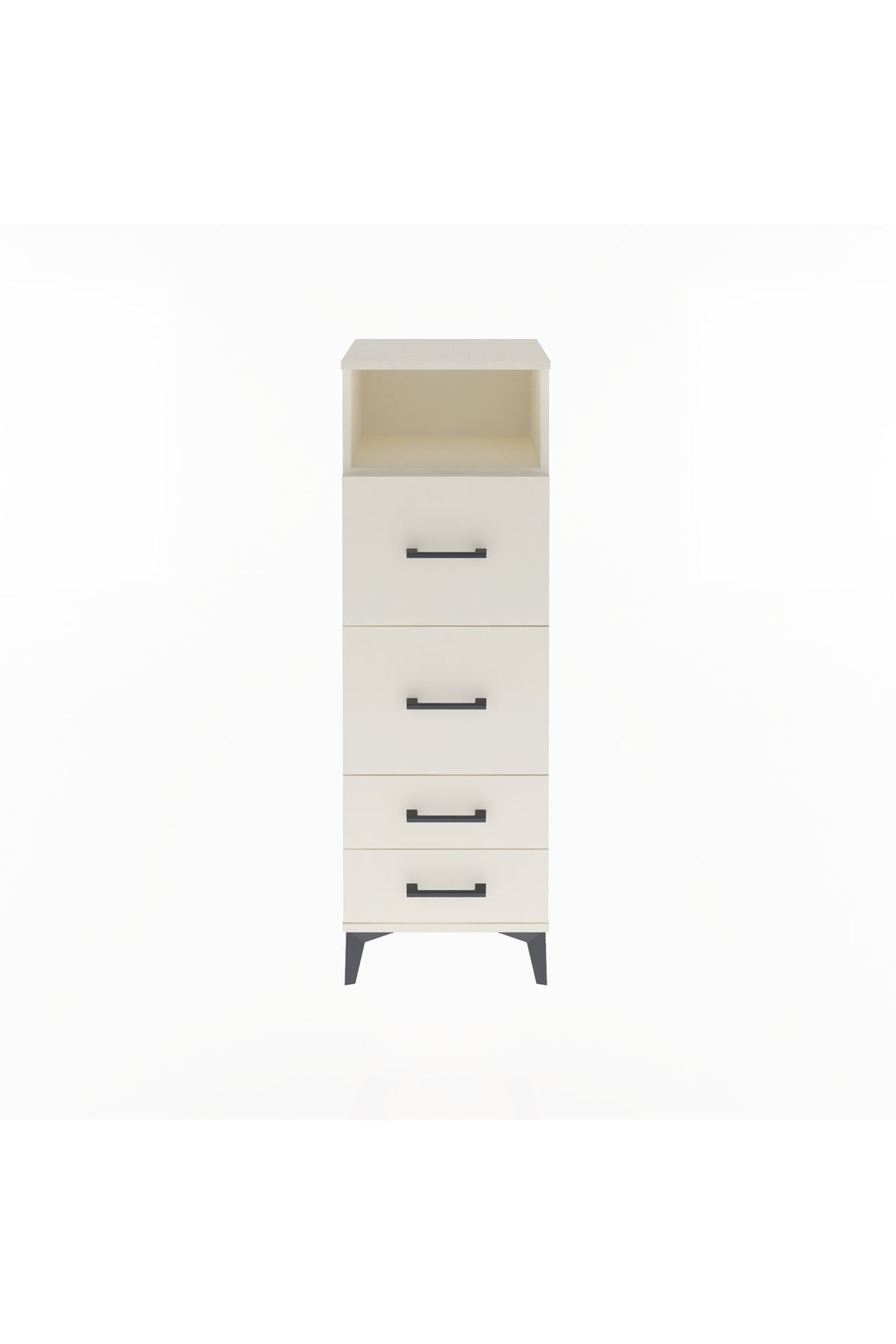Arges Dolap Tek Raflı 4 Çekmeceli 44x30x134 - S16M020V1A