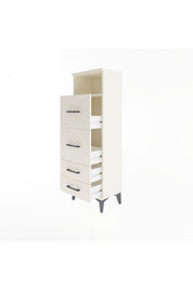 Arges Dolap Tek Raflı 4 Çekmeceli 44x30x134 - S16M020V1A