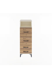 Arges Dolap Tek Raflı 4 Çekmeceli 44x30x134 - S16M020V3A