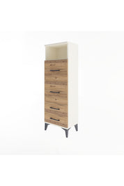 Arges Dolap Tek Raflı 4 Çekmeceli 44x30x134 - S16M020V3A