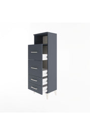 Arges Dolap Tek Raflı 4 Çekmeceli 44x30x134 - S16M020V5A