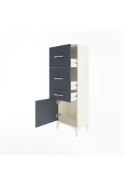 Arges Dolap 3 Çekmeceli Tek Kapaklı 44x30x134 - S16M021V2A