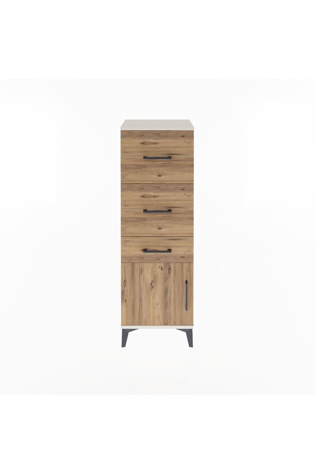 Arges Dolap 3 Çekmeceli Tek Kapaklı 44x30x134 - S16M021V3A