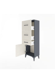 Arges Dolap 3 Çekmeceli Tek Kapaklı 44x30x134 - S16M021V4A