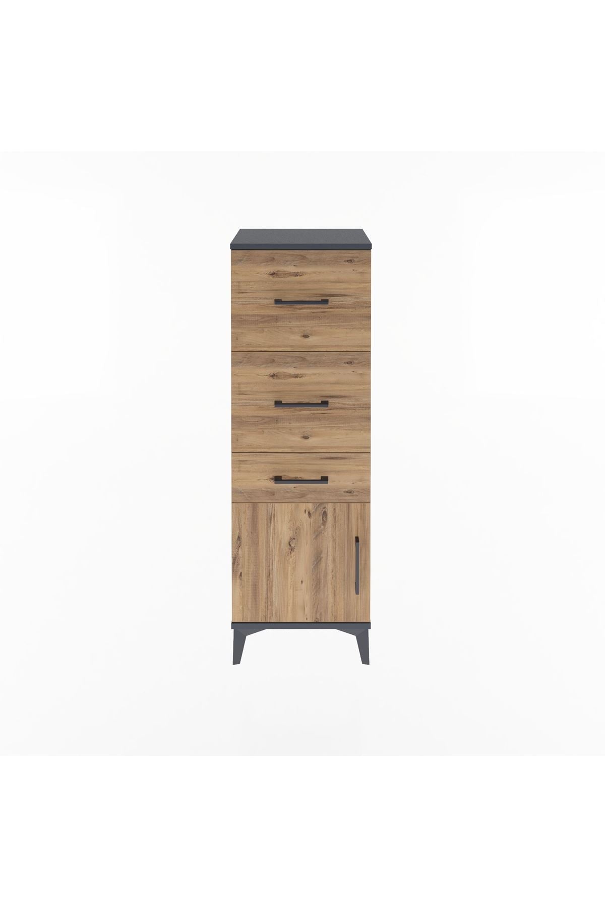 Arges Dolap 3 Çekmeceli Tek Kapaklı 44x30x134 - S16M021V6A