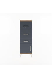 Arges Dolap 3 Çekmeceli Tek Kapaklı 44x30x134 - S16M021V8A