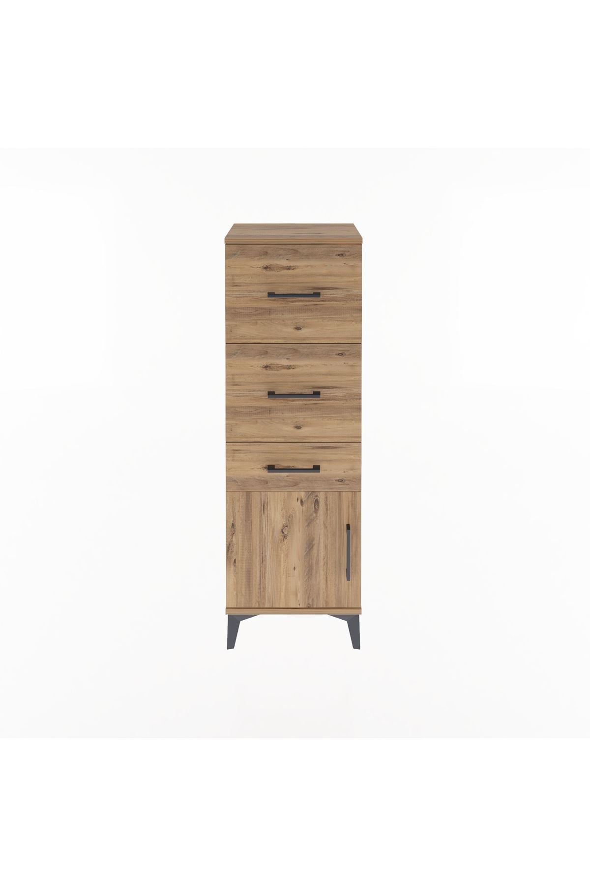 Arges Dolap 3 Çekmeceli Tek Kapaklı 44x30x134 - S16M021V9A