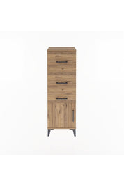 Arges Dolap 3 Çekmeceli Tek Kapaklı 44x30x134 - S16M021V9A