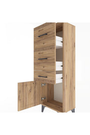 Arges Dolap 3 Çekmeceli Tek Kapaklı 44x30x134 - S16M021V9A